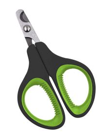 Pet Life 'Mini Razor' Grooming Pet Nail Clipper for Small Breeds Puppies and Cats (Color: green)